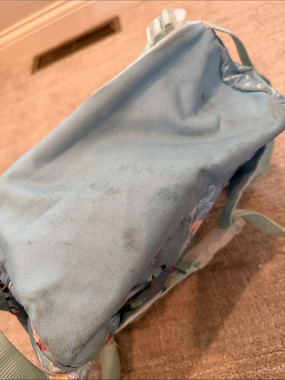 Pottery Barn Kids Mackenzie Aqua Disney Frozen backpack, size small - Picture 5 of 8